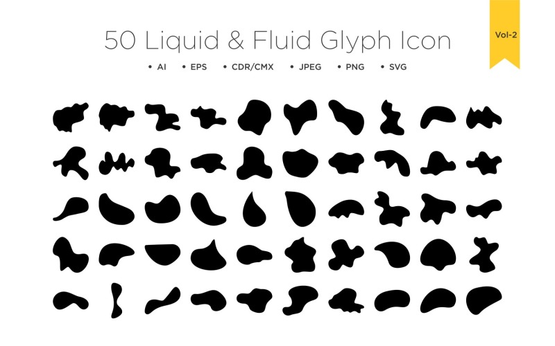 Liquid and fluid shape 50_Set Vol 2 Illustration