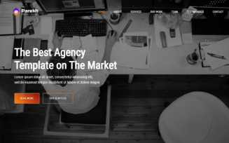Parekh Responsive Bootstrap 5 Digital Agency Landing Page Template