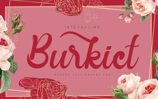 Burkict Modern Calligraphy Font