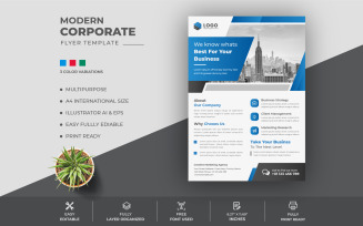 Creative Clean Corporate Business Flyer Template