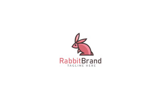 Rabbit Brand Logo Design Template