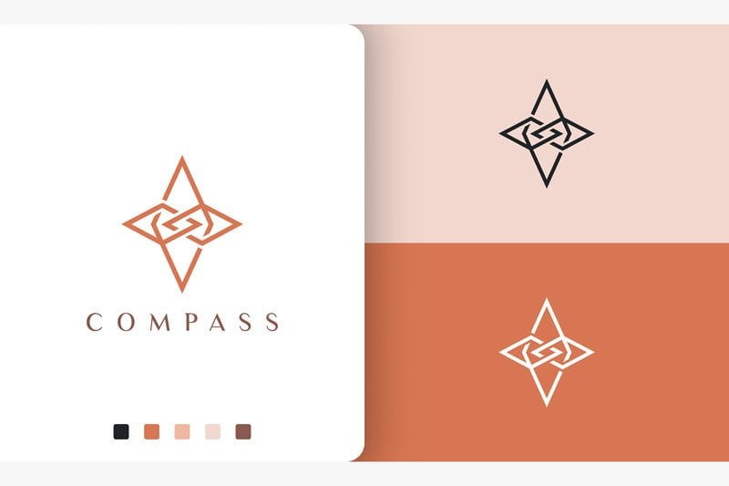 Kit Graphique #190876 Compass Direction Divers Modles Web - Logo template Preview