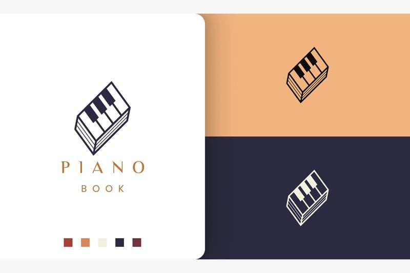 Kit Graphique #190877 Piano Livre Divers Modles Web - Logo template Preview