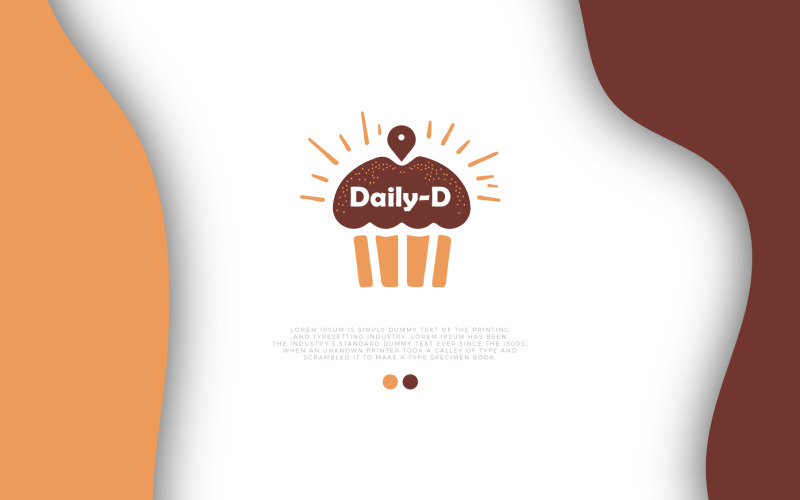 Delivery Service Baked Premium Logo Logo Template