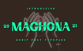 Maghona Modern Serif Font