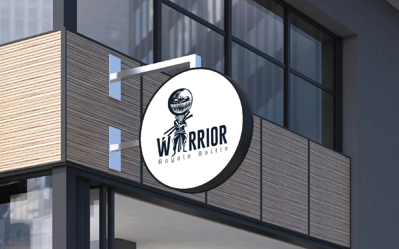 Warrior Logo Design Vector Template Logo Template