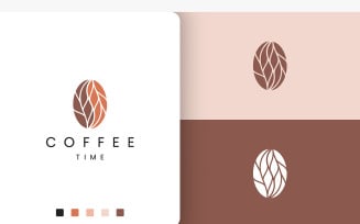 Abstract Coffee Logo in Unique Shape