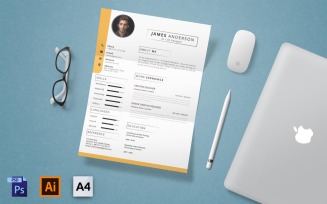 Clear Minimal Resume Template