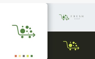 Shopping or Trolley Logo Template