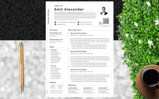 Smith Alexander Clean Resume Template