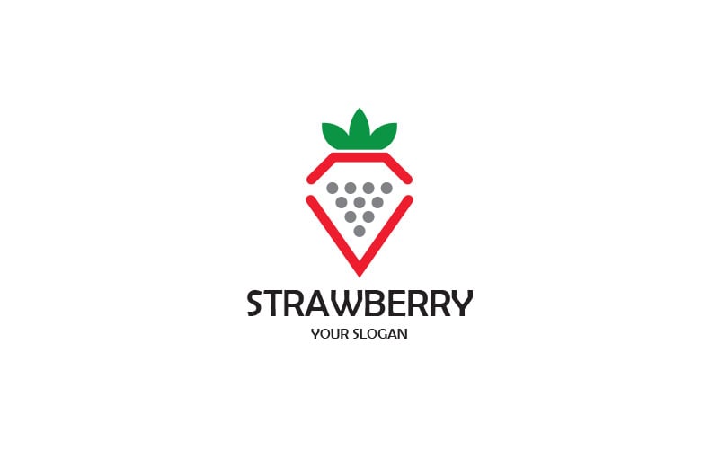Strawberry Logo Design Template Logo Template
