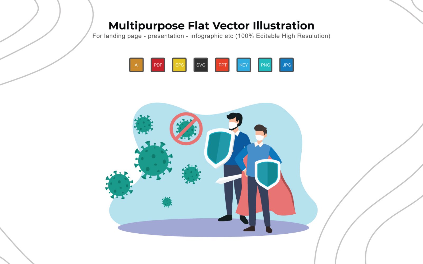 Kit Graphique #191030 Plat Illustration Divers Modles Web - Logo template Preview