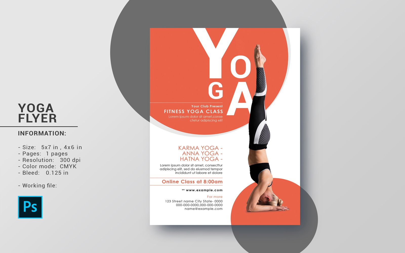 Kit Graphique #191067 Yoga Prospectus Divers Modles Web - Logo template Preview