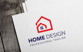 Home Design Unique Logo Template