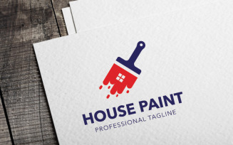 House Painting Logo Template