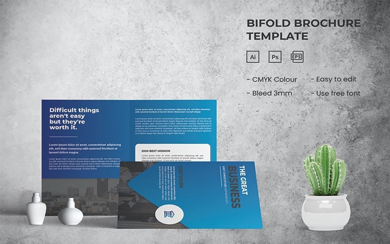 Template #191377 Trifold Flyer Webdesign Template - Logo template Preview