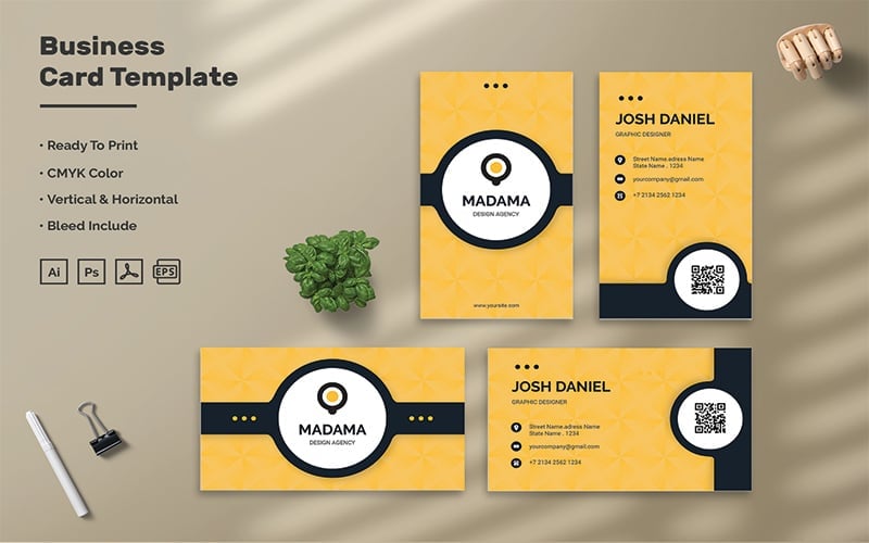 Template #191394 Card Stationery Webdesign Template - Logo template Preview