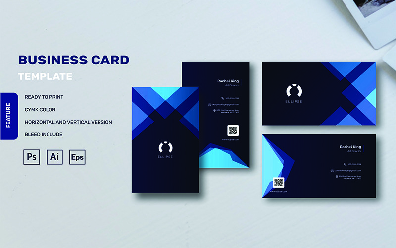 Ellipse - Business Card Template Corporate Identity