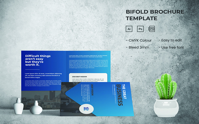 The Great Business - Bifold Brochure Corporate Identity