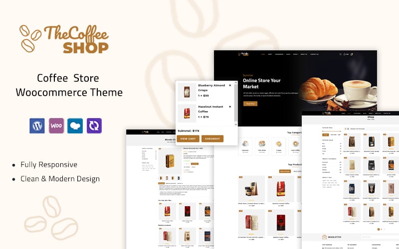 Template #191445 Cafe Cafeteria Webdesign Template - Logo template Preview
