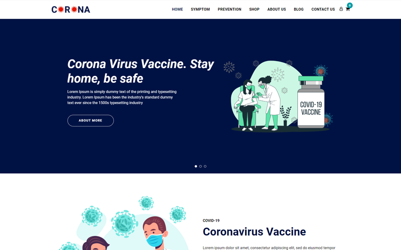 Corona WordPress Themes 191462