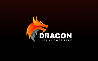 Dragon Gradient Logo Style