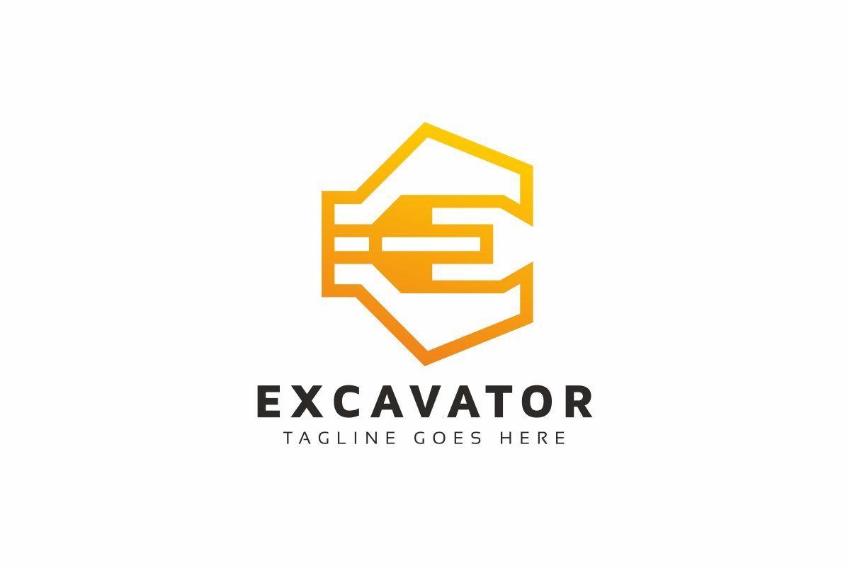 Template #191510 Letterexcavateexcavationexcavatorfashionfinancegeometricgroovehexagoninsuranceletter Elogoluxury Webdesign Template - Logo template Preview