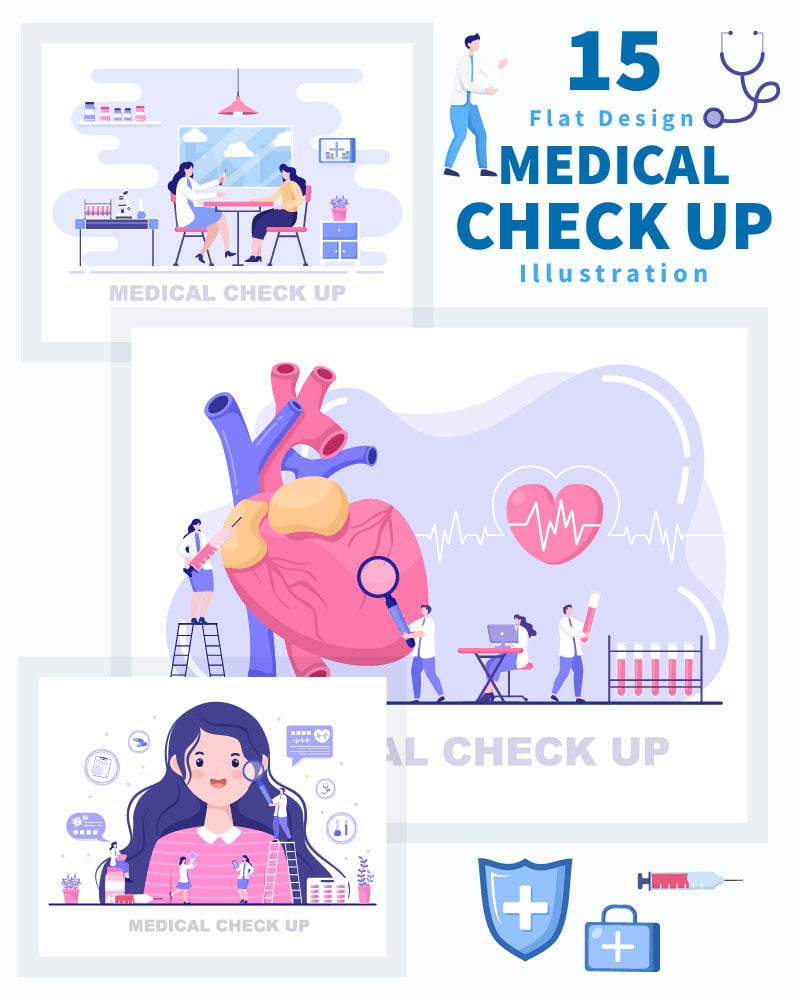 Kit Graphique #191567 Check Up Divers Modles Web - Logo template Preview