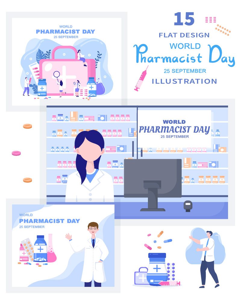 Template #191570 Pharmacist Medical Webdesign Template - Logo template Preview