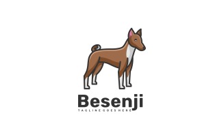Basenji Simple Mascot Logo
