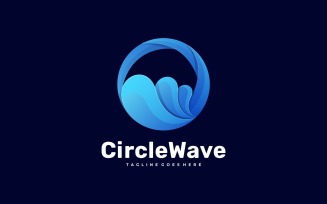 Circle Wave Gradient Logo