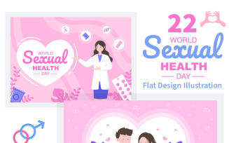 22 World Sexual Health Day Background Illustration