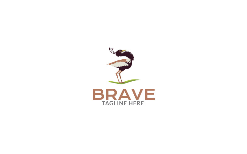 Brave Bird Logo Design Template Logo Template