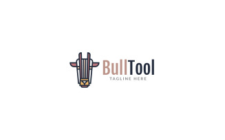 Bull Tool Logo Design Template