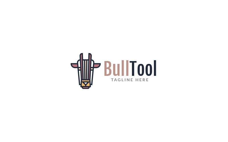 Bull Tool Logo Design Template Logo Template