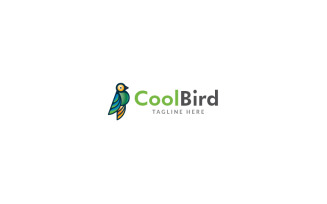 Cool Bird Logo Design Template