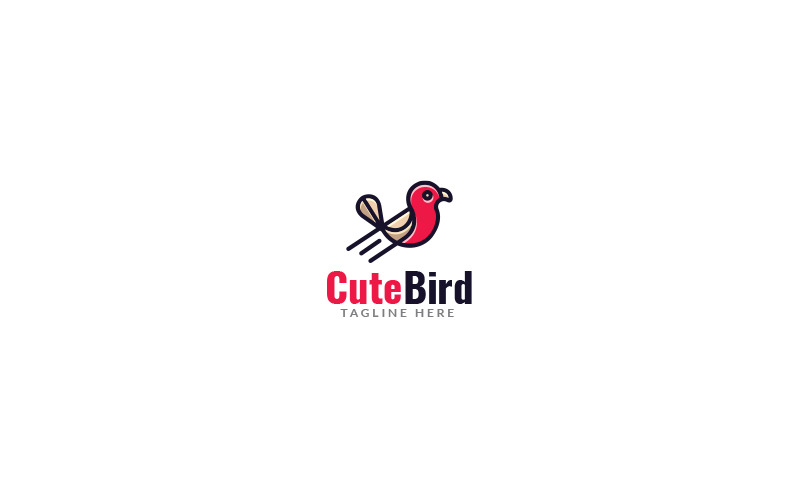Cute Bird Logo Design Template Logo Template
