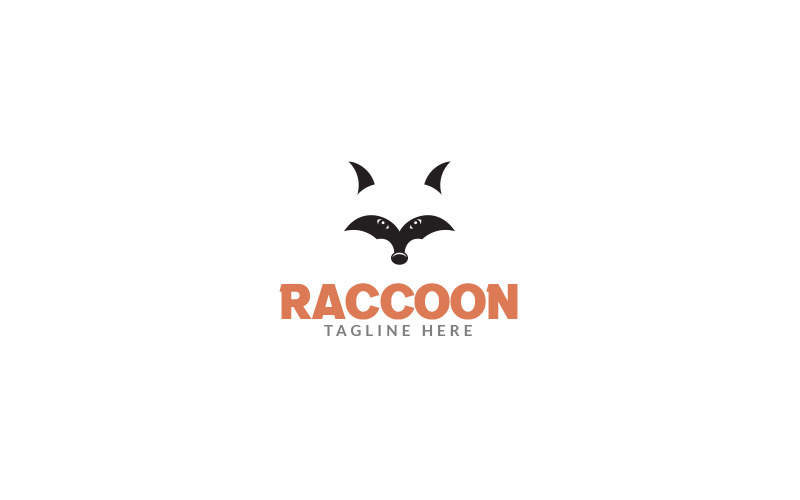 Cute Raccoon Logo Design Template Logo Template
