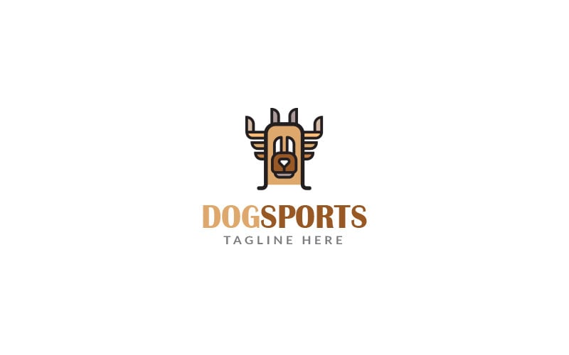 Dog Sports Logo Design Template Logo Template