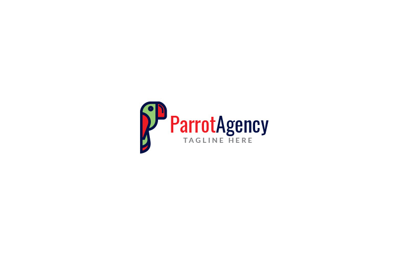 Parrot Agency Logo Design Template Logo Template