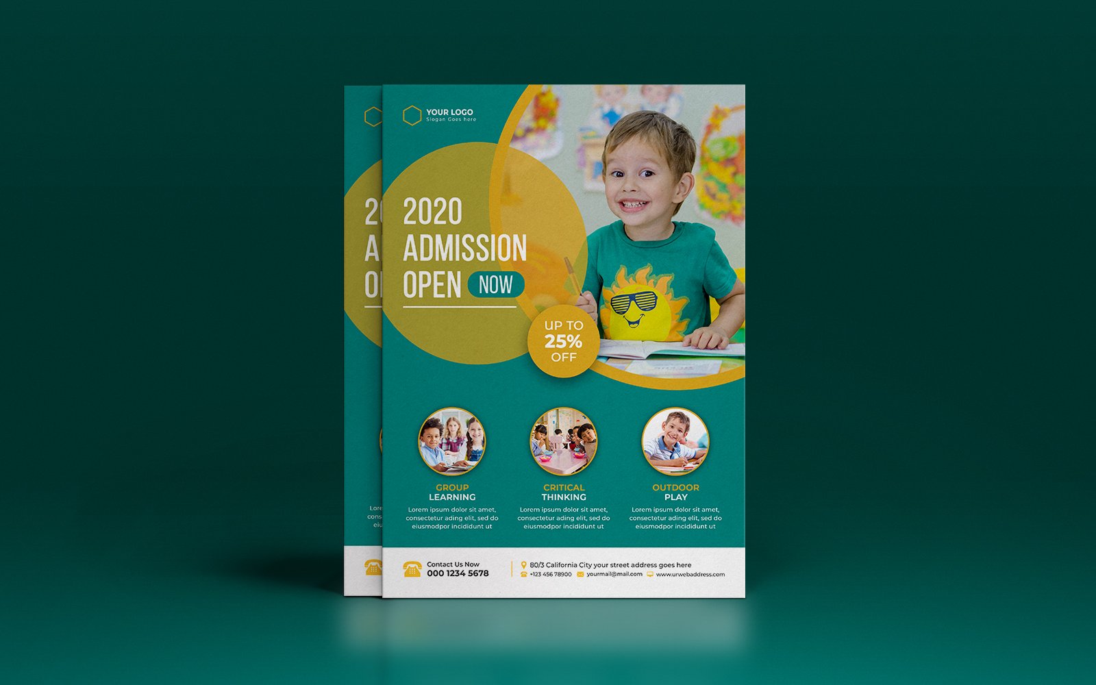 Template #191741 Admission Art Webdesign Template - Logo template Preview