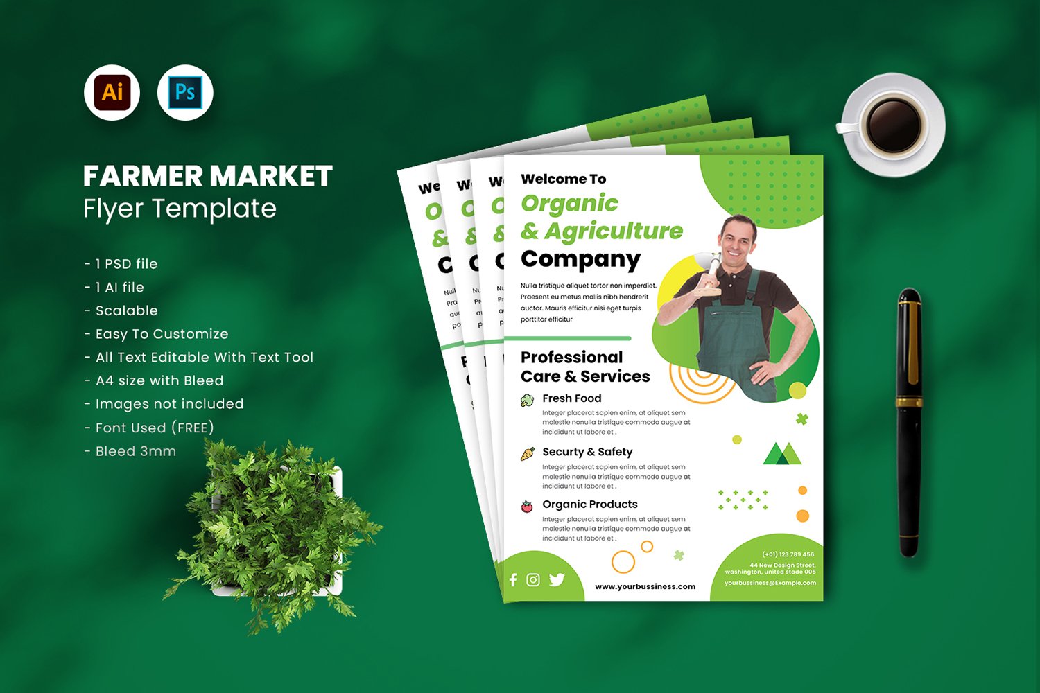 Template #191757 Health Vegetables Webdesign Template - Logo template Preview