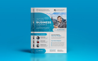 Annual Business Conference Flyer template