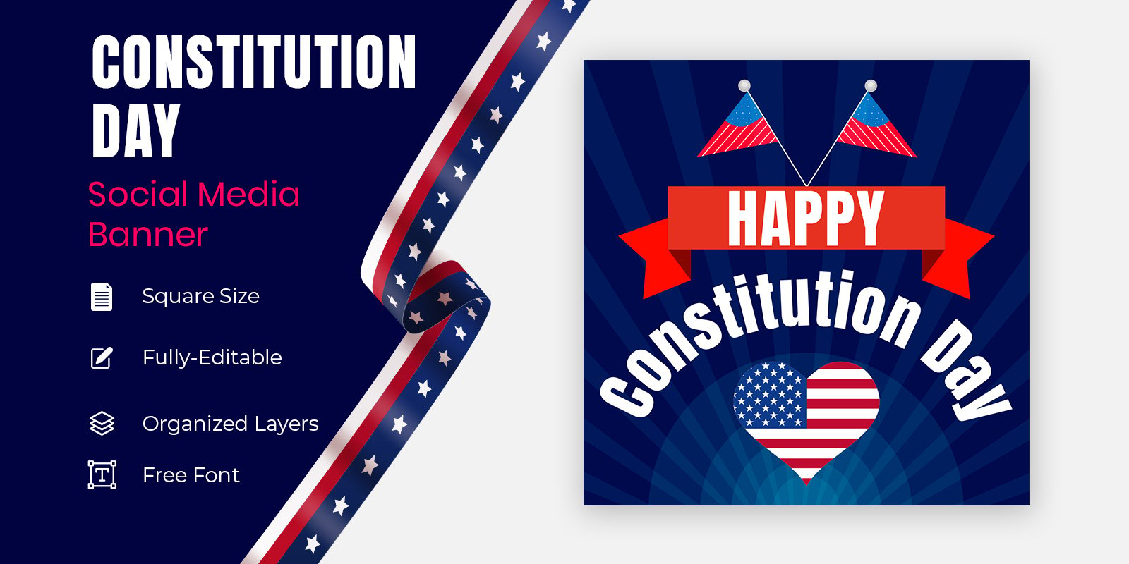 Kit Graphique #191828 Constitution Drapeau Web Design - Logo template Preview