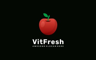 Apple Fresh Gradient Logo