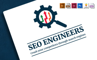 SEO Engineers Logo Template