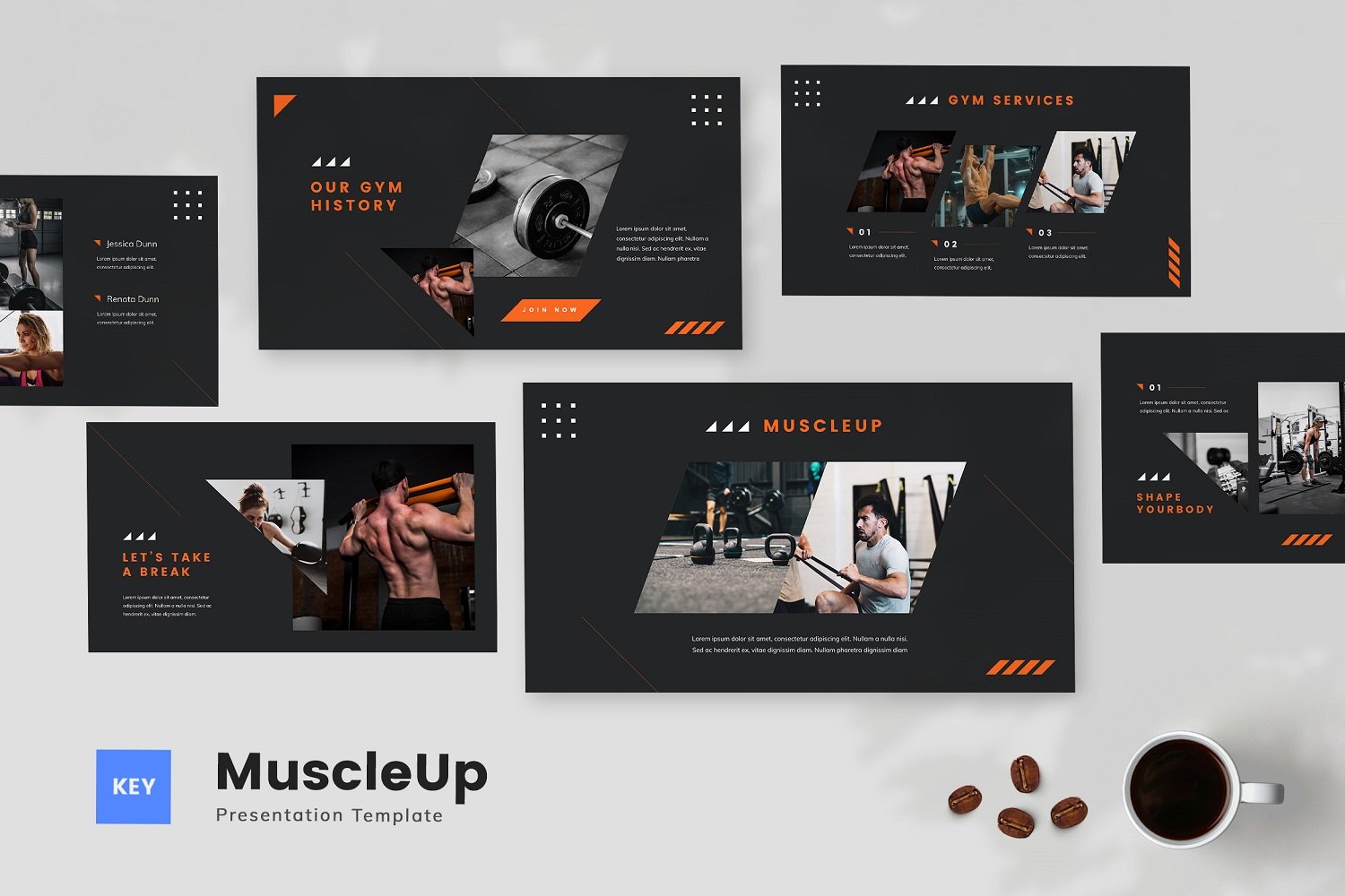 Kit Graphique #192062 Gym Adaptateurness Divers Modles Web - Logo template Preview