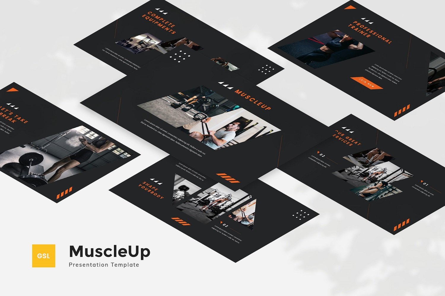 Kit Graphique #192072 Gym Fitness Divers Modles Web - Logo template Preview