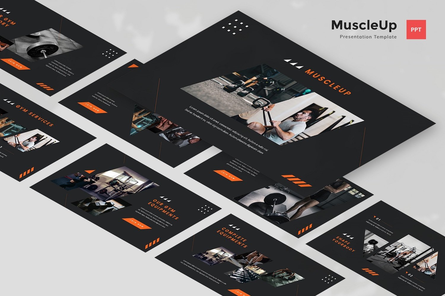 Kit Graphique #192082 Gym Fitness Divers Modles Web - Logo template Preview