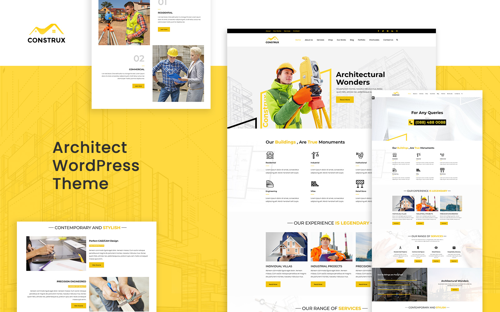 Template #192090 Architect Renovations Webdesign Template - Logo template Preview